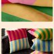 thumbnail image 5 of Fundas de Cojín de Terciopelo, Suaves y Acogedoras, con un Toque para Sofá, Cama y Sala de Estar, con Diseño de Tiras Cuadradas, Modernas., 5 of 5