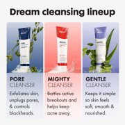 Hero Cosmetics Mighty Facial Cleanser for Acne Prone Skin, 2% Salicylic Acid, 5.07 fl oz