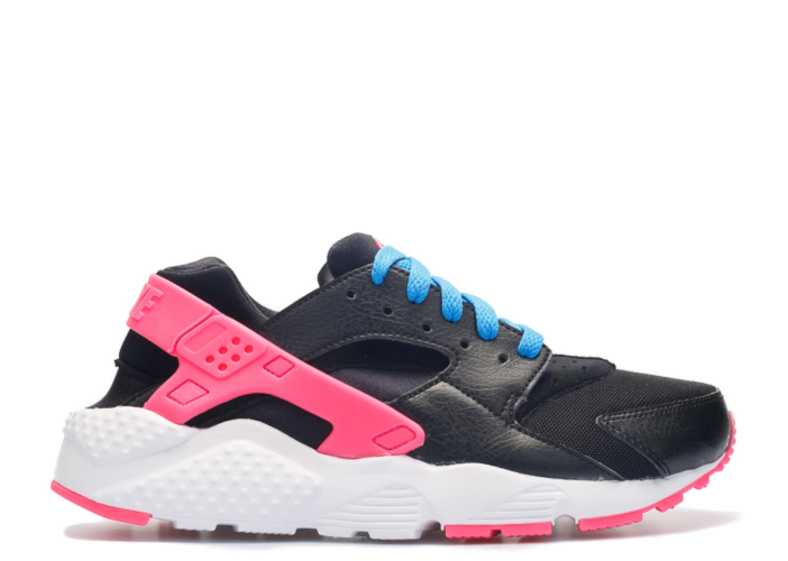 black pink and blue huaraches