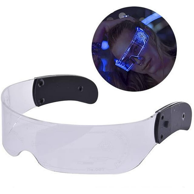 Led Luminous Glasses For Adults,led Visor Glasses In 7 Colors,color Luminous Glasses