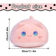 thumbnail image 2 of Gato rosa de peluche, gato grande, almohada de felpa, gato de Anime, animales de peluche, juguete encantador, almohada para dormir para niños pequeños, amigos, 30cm JAMW Sencillez, 2 of 4