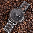 thumbnail image 3 of Reloj 2win W*Q26-1 de 44 mm, madera y acero, cronógrafo, 3 of 9
