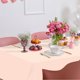 thumbnail image 4 of Mantel de plástico rosa con forma de ballena, 16 unidades, 137 x 274 cm, rectangular, 4 of 7