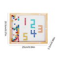 thumbnail image 3 of Tablero de arte de punto de juguete educativo Montessori con bolígrafo magnético y cuentas para juguetes de niños, 3 of 3