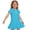 Light Blue, variant on HAJWOH Girls Short Sleeve Summer Polo Shirt Dress Kids Casual Pleated School Uniform Polo Dresses Orange 6-7 Years