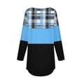 thumbnail image 5 of Craaazy Shirts for Women Crewneck Long Sleeve Pullover Cute Floral Print Lose Fit Smocked Blouses Gifts for Women, 5 of 5