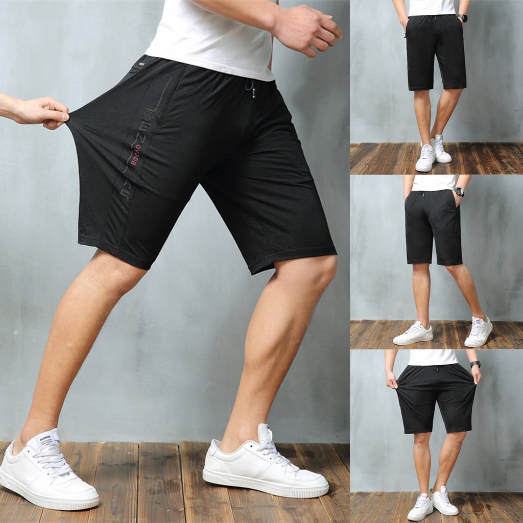 mens cargo shorts with elastic waistband