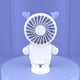 thumbnail image 4 of Ventilador de mano de astronauta Cómodo ventilador de enfriamiento de verano para acampar (ciervo azul) Likrtyny Libre de BPA, 4 of 9