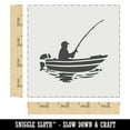 thumbnail image 2 of Sniggle Sloth Fisherman in Fishing Boat 4.5" Art Stencils & Templates, 2 of 5