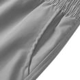 thumbnail image 6 of Xugsiok Cargo Shorts for Men Drawstring Elastic Waist Lightweight Running Shorts with Pockets Casual Fashion Solid Athletic Shorts Classic Outdoor Trendy Shorts for Camping Travel Workout, 6 of 7