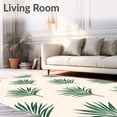 thumbnail image 2 of ODIKA 3'x5' Machine Washable Non-Slip Area Rug, Exotic Island Breeze Swaying Fronds Entryway Statement High Traffic Rug, Ivory, 716552, 2 of 7