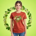 thumbnail image 3 of Playera Blusa De KIWI – Estilo Tropical que Te Llena de Vida Ropa Para Mujer Color Shedron Talla Extra Grande Marca Emil SaEs, 3 of 4