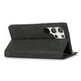 thumbnail image 6 of Allytech Magnetic Case for Samsung Galaxy S23 Ultra, [3 Card Slots] [1 Cash Slots] Slim PU Leather Shockproof Camera Lens Protection Kickstand Magnetic Closure Luxury Case for Women Men - Black, 6 of 7