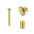 thumbnail image 4 of Unique Bargains Brass Hex Bolts, M5x45mm 10 Pack Fully Thread Grade 4.8 Machine Screws, 4 of 4