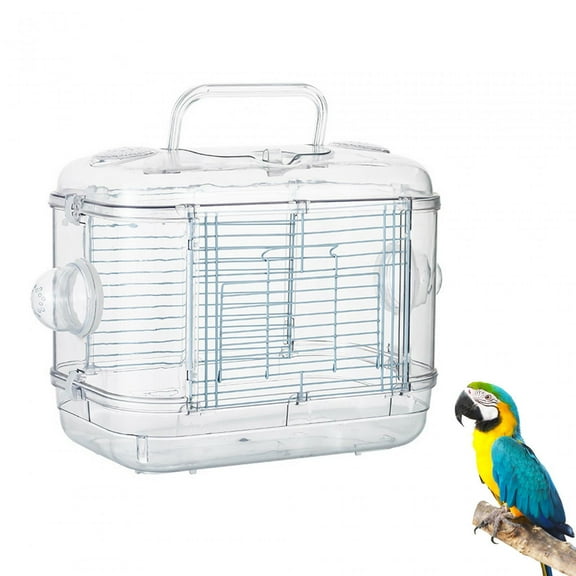 DOLITY Bird Travel Cage Lightweight Bird Carrier for Small Birds Parrots Parrotlets