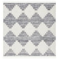 thumbnail image 3 of SAFAVIEH Marrakesh Jenny Geometric Diamonds Polyester Area Rug, Ivory/Multi, 8' x 10', 3 of 8