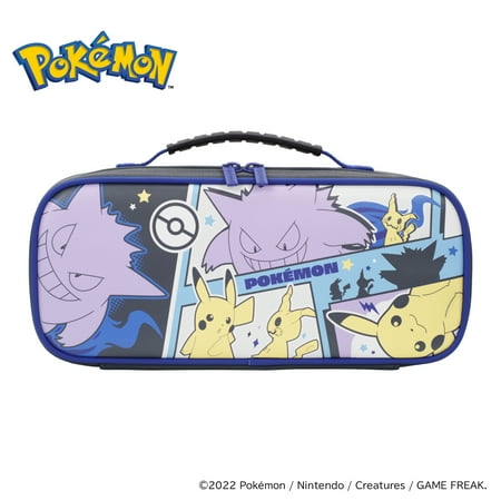 UPC: 0810050911481 | HORI – Pokémon Pikachu Gengar and Mimikyu Nintendo Switch Compact Video Game Cargo Pouch