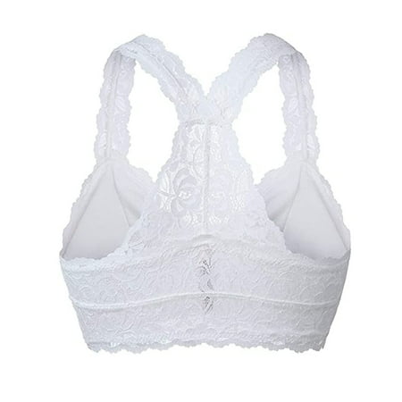 

New Women Plus Size V Neck Underwear Lingerie Sexy Vest Crop Wire Free Bra S-3XL