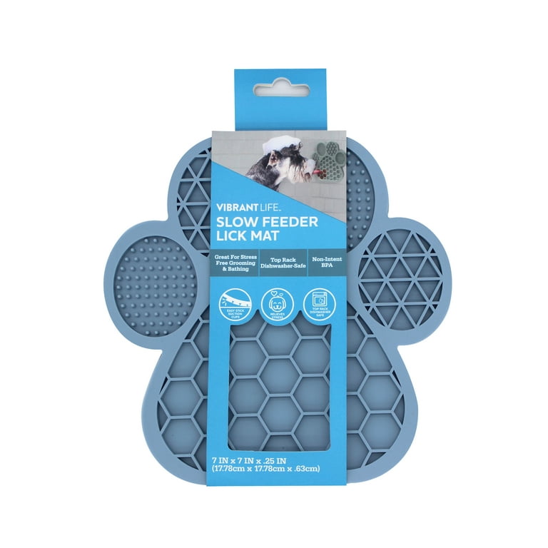Rivérra - Siliconen Snuffelmat hond en kat - 37x18cm - Honden speelgoed Rivérra - Siliconen Snuffelmat hond en kat - 37x18cm - Honden speelgoed