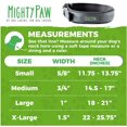 thumbnail image 2 of Mighty Paw Neoprene Padded Dog Collar, Sports Collar with Reflective Stitching, Extra Comfort for Active Dogs, 2 of 9