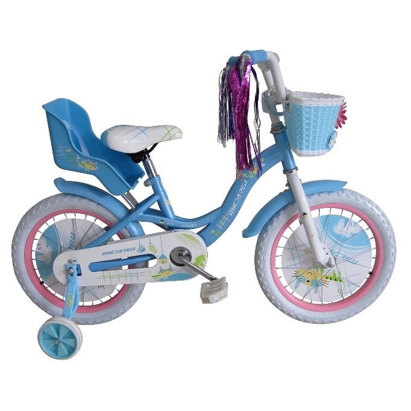 MICARGI INDUSTRIES Micargi 16-inch Girl Baby Blue Bicycle Avery BMX