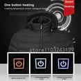 thumbnail image 5 of Chaqueta térmica de invierno para hombre y mujer, chaqueta con calefacción eléctrica por USB, abrigo cálido para caza, acampada, senderismo, esquí, 5 of 5