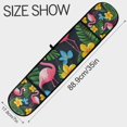 thumbnail image 3 of Yayeee Double Oven Mitt Kitchen Heat Resistant Baking 35" x7" Quilted Glove, Flamingo Floral Pattern, 3 of 6
