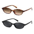 thumbnail image 2 of Gafas de Sol Retro FEISEDY Ovaladas de Ojo de Gato para Mujer B0257, 2 of 6
