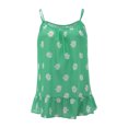 thumbnail image 1 of Gibobby Boho Casual Tops Blusa sin mangas para mujer Estampado floral Camiseta Verano Casual Tank Chaleco Tops Túnica Blusa Camiseta Holiday Party Beach Print Shirt(Verde,M), 1 of 5