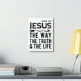 thumbnail image 3 of Scripture Walls John 14:6 Jesus The Way The Truth And The Life  Bold Bible Verse Canvas Christian Wall Art Ready To Hang Unframed, 3 of 18