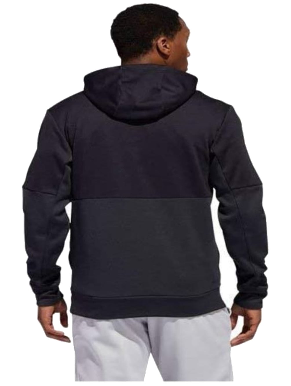 Adidas Men's Team Issue Training Pullover Hooded Sweatshirt � Black/White  (M) - Walmart.com
