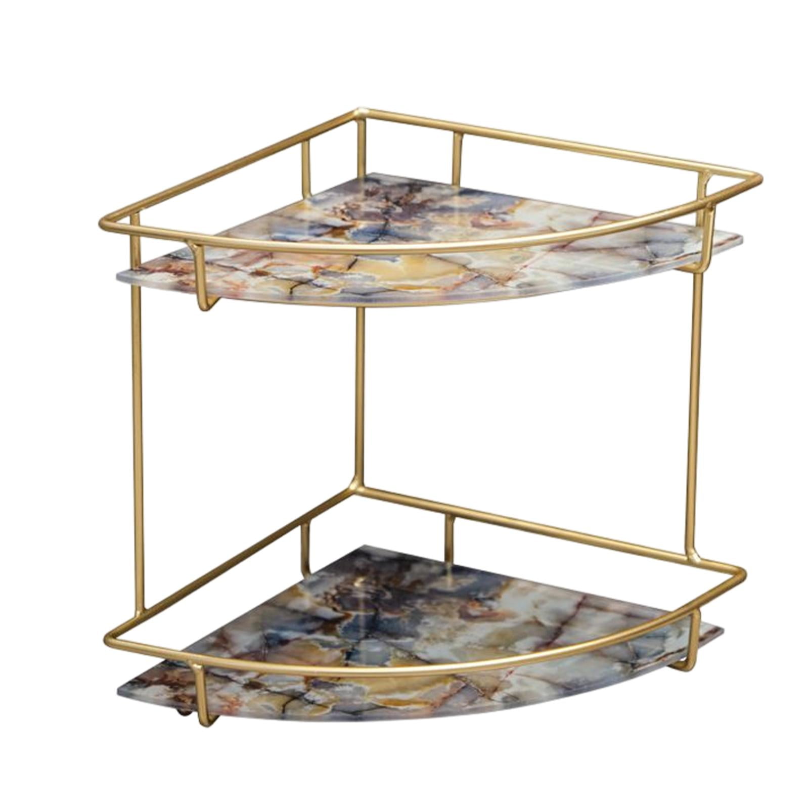 Makeup Storage Shelf Corner Countertop Organizer for Bathroom Dressing