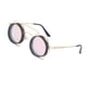 thumbnail image 3 of Gafas de sol Zulema steampunk marco Redondo UV400 Unisex rosado, 3 of 7