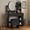 Black, variant on Uforic Vanity Table with 3 Lighting Colors, 2 Drawers, and Cushioned Stool - Black