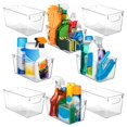 thumbnail image 1 of ClearSpace Clear Plastic Storage Bins &acirc; Perfect Kitchen Organization and Storage or Pantry Storage &acirc; Fridge Organizer, Pantry Or, 1 of 6
