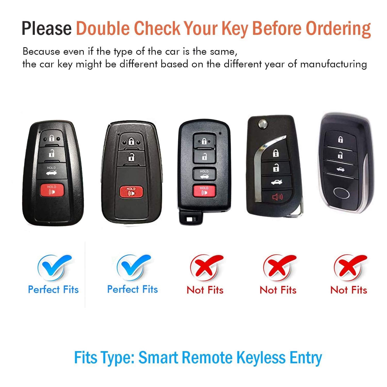 for Toyota Key Fob Cover with Keychain,Special Soft TPU Key Case Protector Compatible with 2020-2022 Highlander Corolla Prius,2018-2024 RAV4 Camry Avalon C-HR GT86