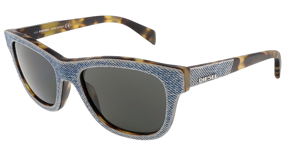Diesel Mens Denim Sunglasses In Grey  ModeSens  Sunglasses Mens denim  Diesel