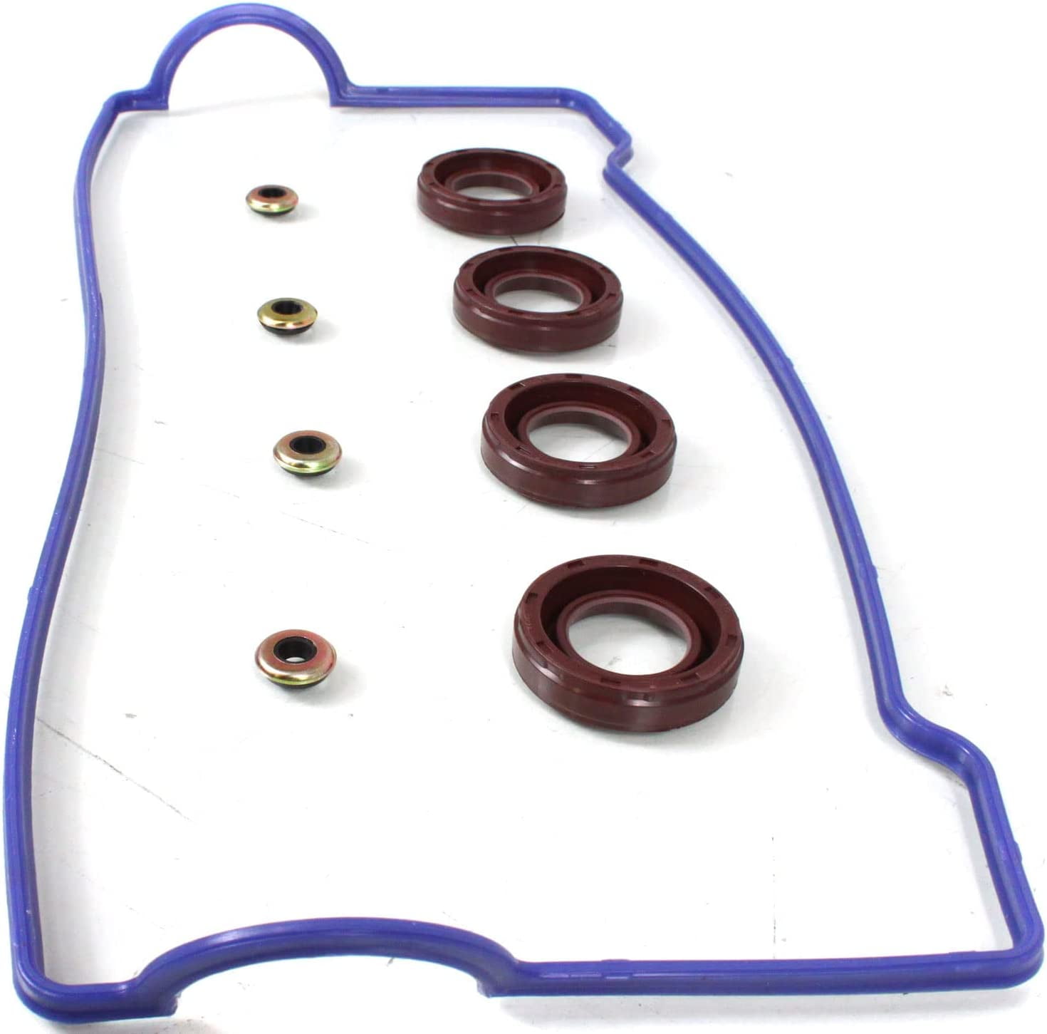 Valve Cover Gasket Compatible with 1993-1997 Toyota Corolla Rubber material