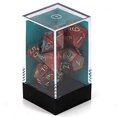 thumbnail image 2 of Chessex CHX26462 Ensemble dés-Gemini Rouge-Bleu Sarcelle/or, 2 of 3
