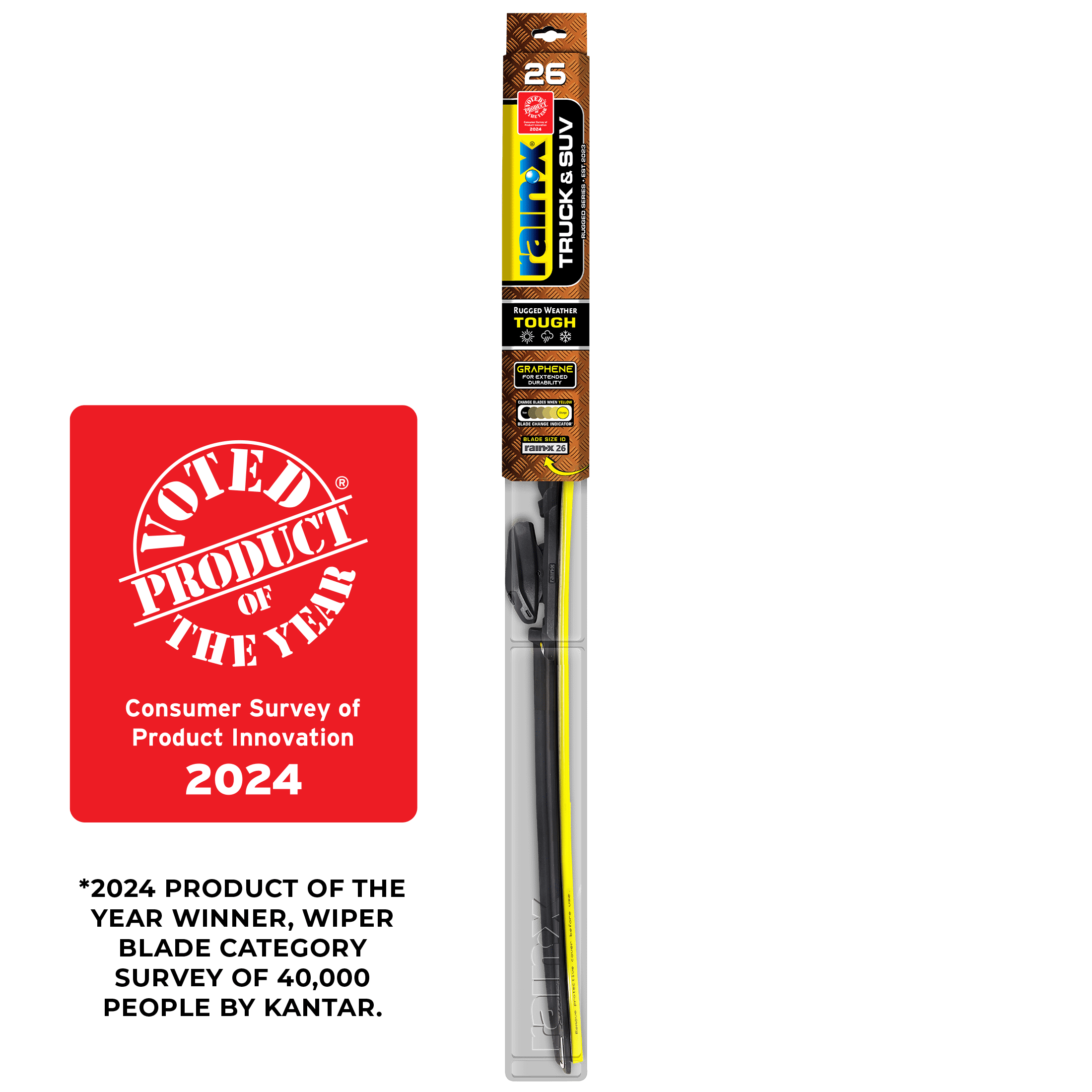 Rain-X Truck & SUV 26" Premium Replacement Windshield Wiper Blade - 770226