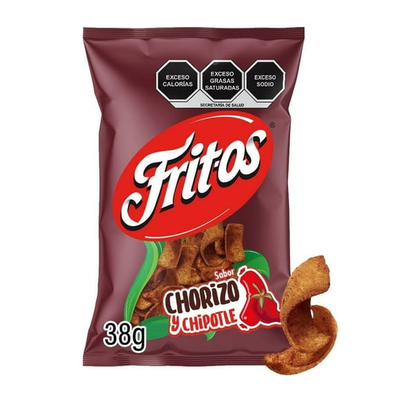Botana Fritos sabor chorizo y chipotle 38 g