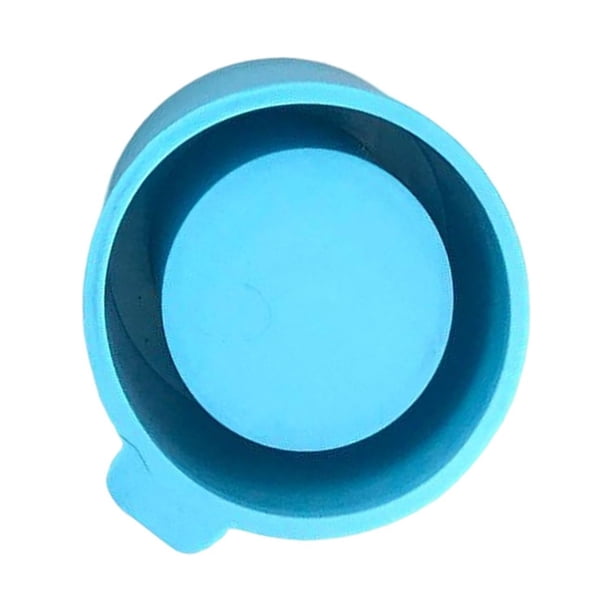 Maceta de resina con adornos de silicona para manualidades de bricolaje para uso en interiores. Redondo