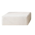 thumbnail image 7 of Sailvan Ottoman, Foot Stool Sofa Ottoman for Living Room & Bedroom, No Assembly Required, Plush Corduroy Fabric, Beige, 7 of 7
