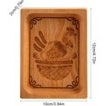 thumbnail image 2 of Cookie Mold Cutter - 3D Wooden Baking Mold Cookie Biscuit Press Stamp Molds Funny Cookie Mold Cutter for Cookie Stamp Embossing Craft Decorating Baking Tool, 2 of 8