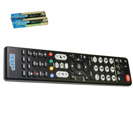 HQRP Remote Control for Hitachi CMP4211, CMP4212, CMP5000WXU, EN32956H, L32A104 LCD LED HD TV Smart 1080p 3D Ultra 4K Plasma + HQRP