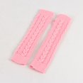 thumbnail image 3 of Winter Women Arm Warmers Long Fingerless Gloves for Women Mittens Knit Wrist Warmers with Thumb Hole Warm Sleeves Pink One Size, 3 of 3