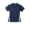 thumbnail image 5 of Sport-Tek Ladies Colorblock PosiCharge Competitor Tee-XS (True Navy/ White), 5 of 6