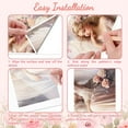 thumbnail image 3 of 1Set 3 Sheets 3 Styles PVC Waterproof Decorative Stickers Self Adhesive Floral Decals for Furniture Decoration Fairy 300x150mm 1 sheet/style, 3 of 8