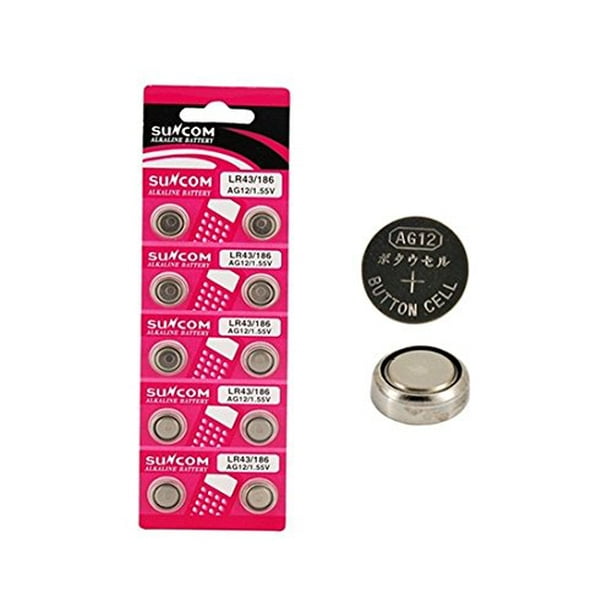 AG12 1.5V Alkaline Button Cell Battery (10Pack) by, AG12 1.5V Alkaline