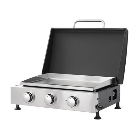 Topcobe 3-Burner Gas Grill, Outdoor Cooking Powerhouse with Durable Design & Even Heat Distribution
